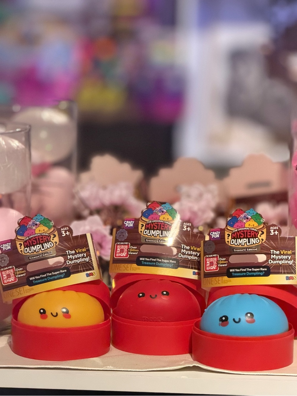 Mystery Dumpling Surprise Toy - Yellow, Red, Blue